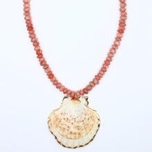 Load image into Gallery viewer, Rhodochrosite Shell Necklace