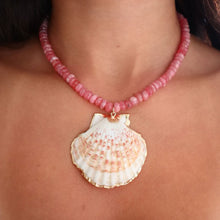 Load image into Gallery viewer, Rhodochrosite Shell Necklace