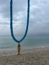 Load image into Gallery viewer, Apatite Fishbone Necklace