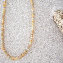 Load image into Gallery viewer, Yellow Ethiopian Opal Graduated Necklace