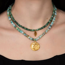 Load image into Gallery viewer, Peruvian Opal Coin Necklace
