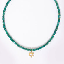 Load image into Gallery viewer, Amazonite Jewish Star