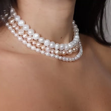 Load and play video in Gallery viewer, Pink Pearl Necklace