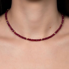Load image into Gallery viewer, Ruby Necklace