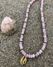 Load image into Gallery viewer, Pink Seashell Necklace