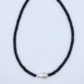 Sapphire Baroque Pearl Necklace