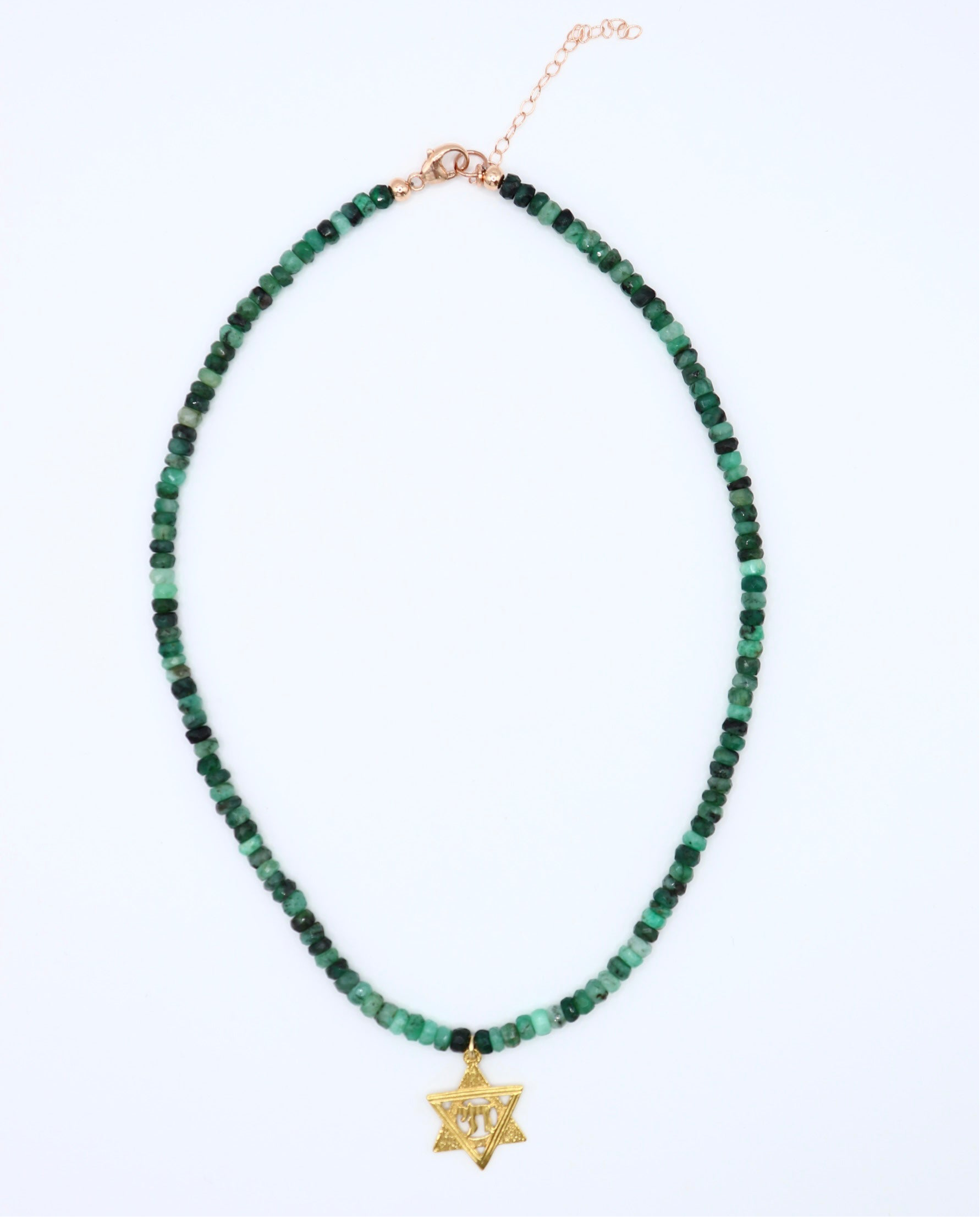 Emerald Chai Necklace