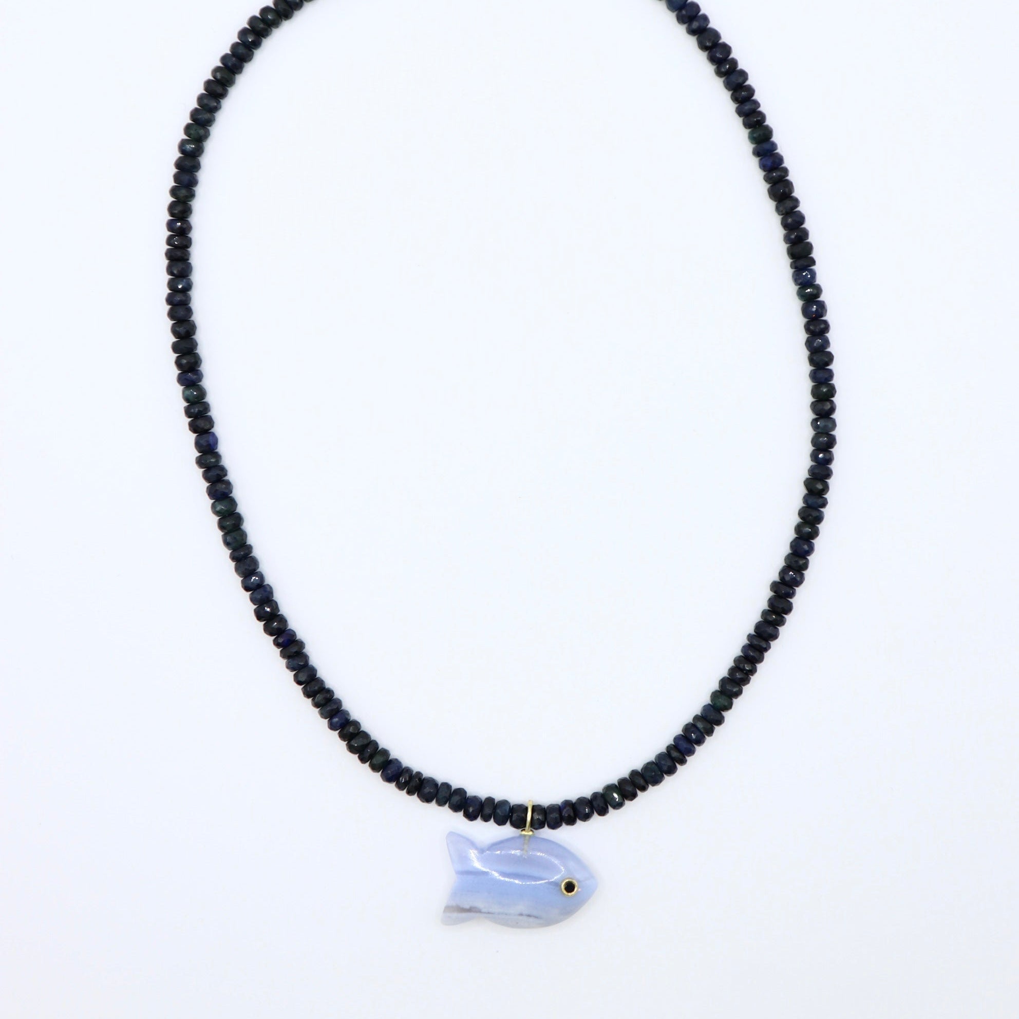 Sapphire Fish Necklace