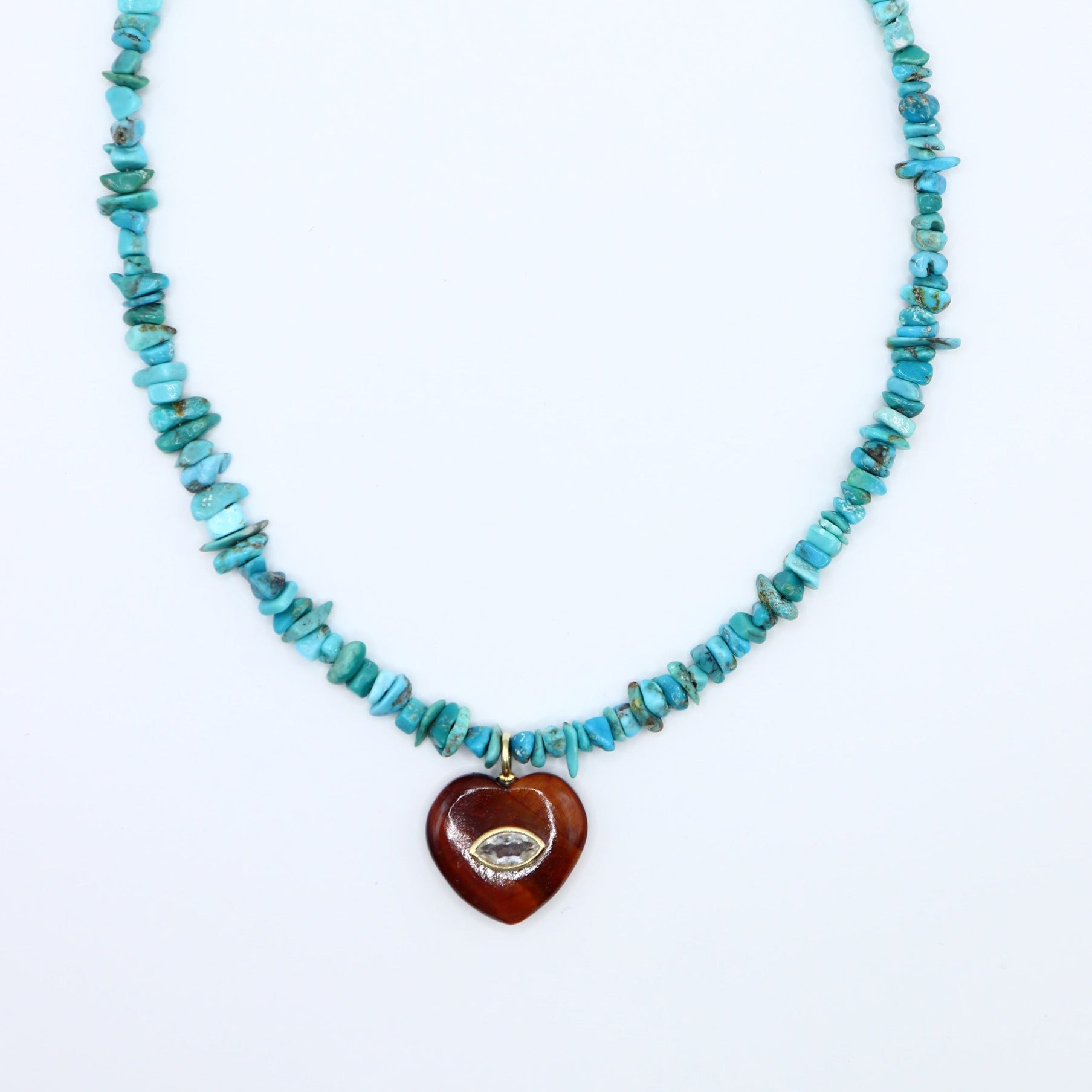 Turquoise & Tiger's Eye Necklace
