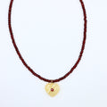 Citrine Heart Necklace