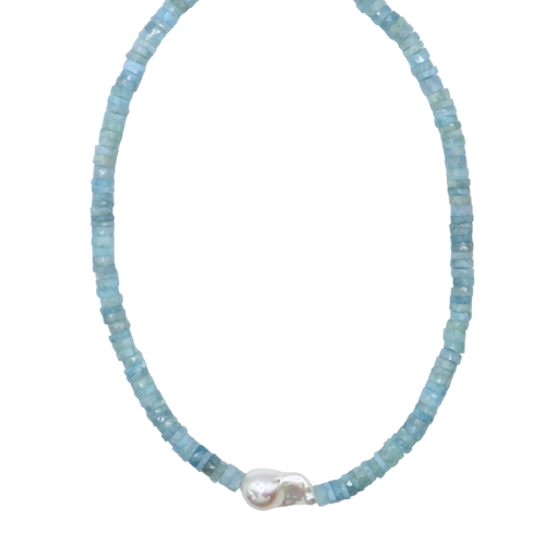 Aquamarine Baroque Pearl