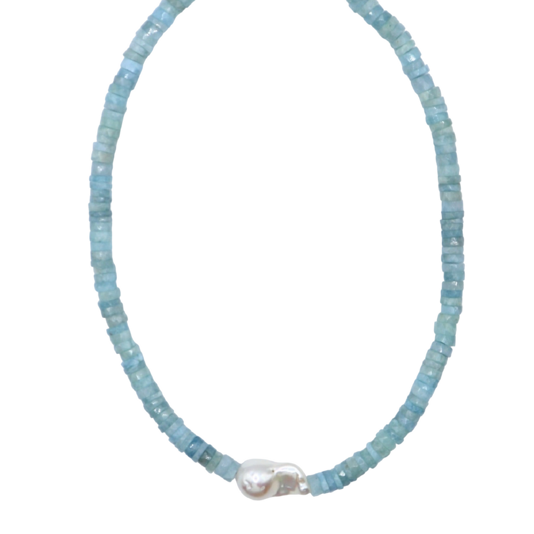 Aquamarine Baroque Pearl