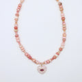 Rose Quartz Heart Necklace