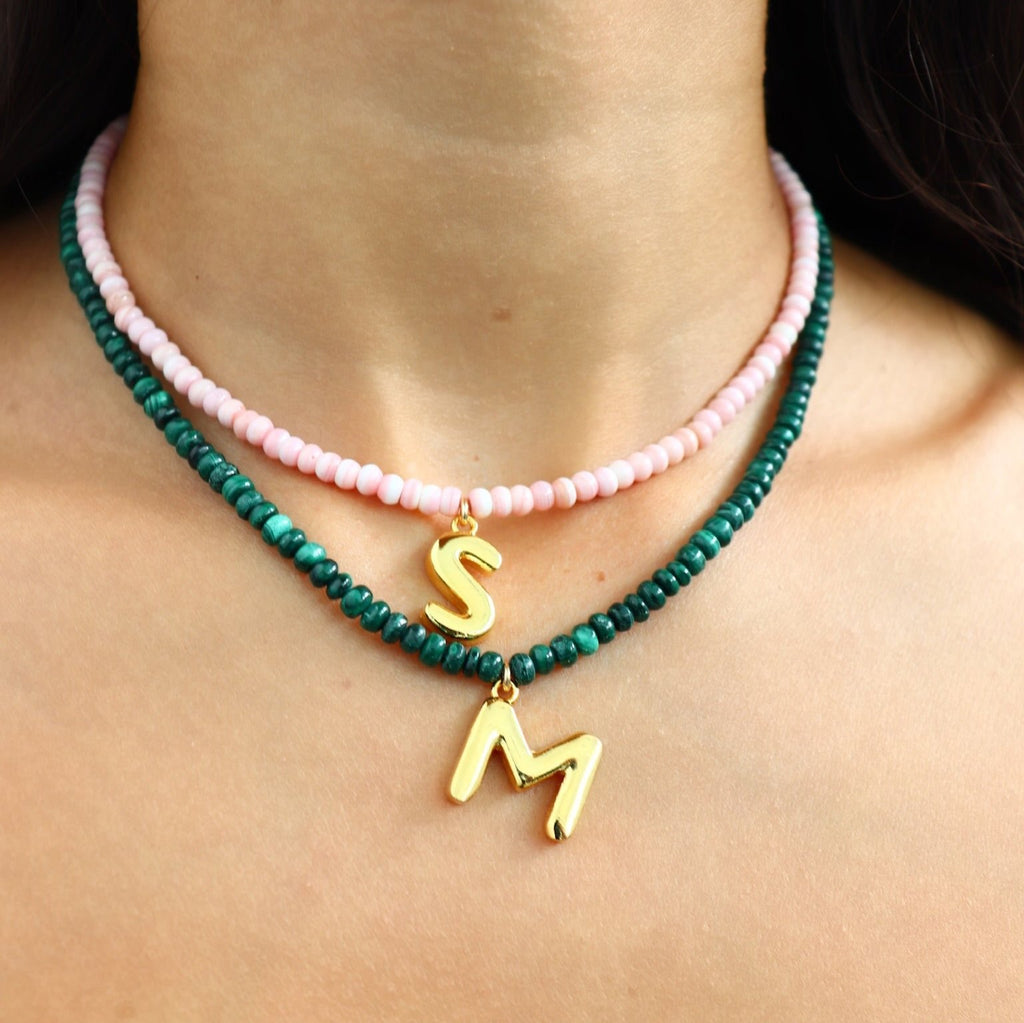 Initial Charm Necklace