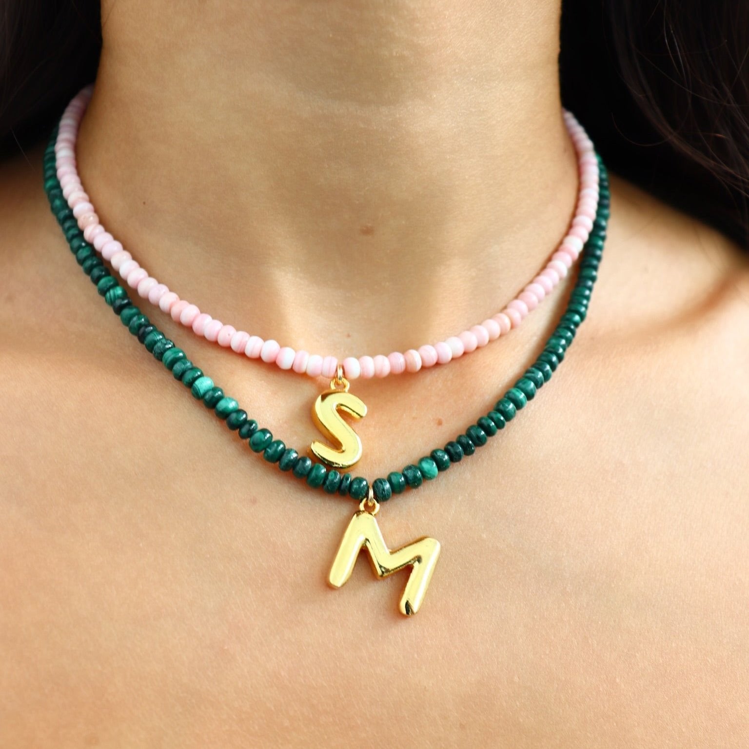 Initial Charm Necklace