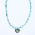 Labradorite Heart Necklace