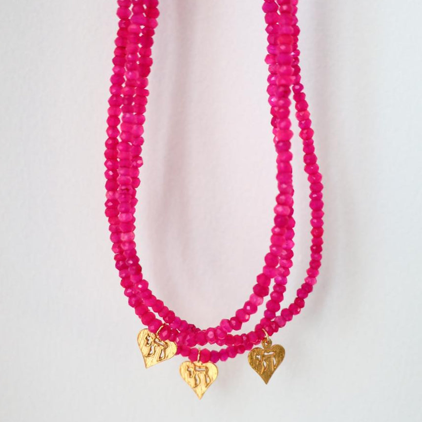 Pink Opal Heart Chai
