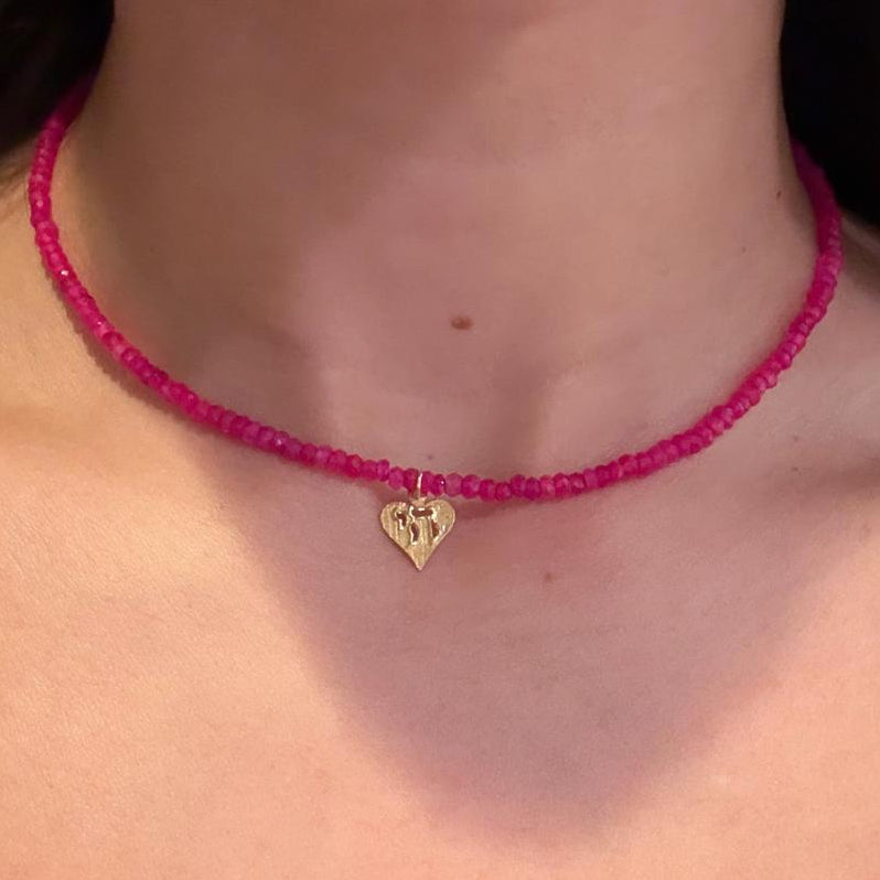 Pink Opal Heart Chai