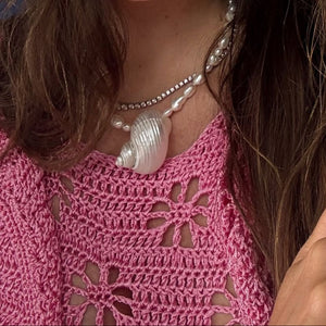 Pearl Shell TMC Necklace