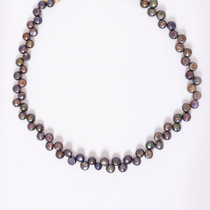 Black Fresh Water Pearl Dancing Necklace