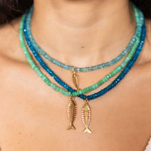 Load image into Gallery viewer, Chalcedony Fishbone Necklace
