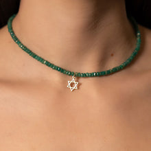 Load image into Gallery viewer, Amazonite Jewish Star
