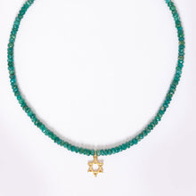 Load image into Gallery viewer, Amazonite Jewish Star
