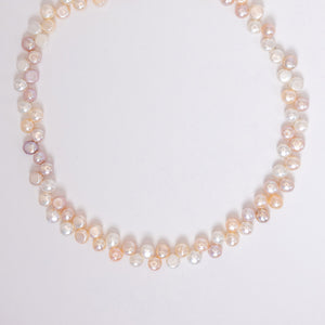 Pink Fresh Water Pearl Dancing Necklace