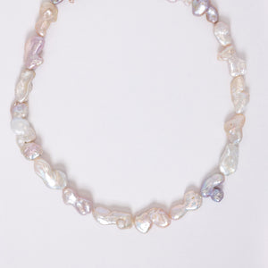 Iridescent Pearl Necklace