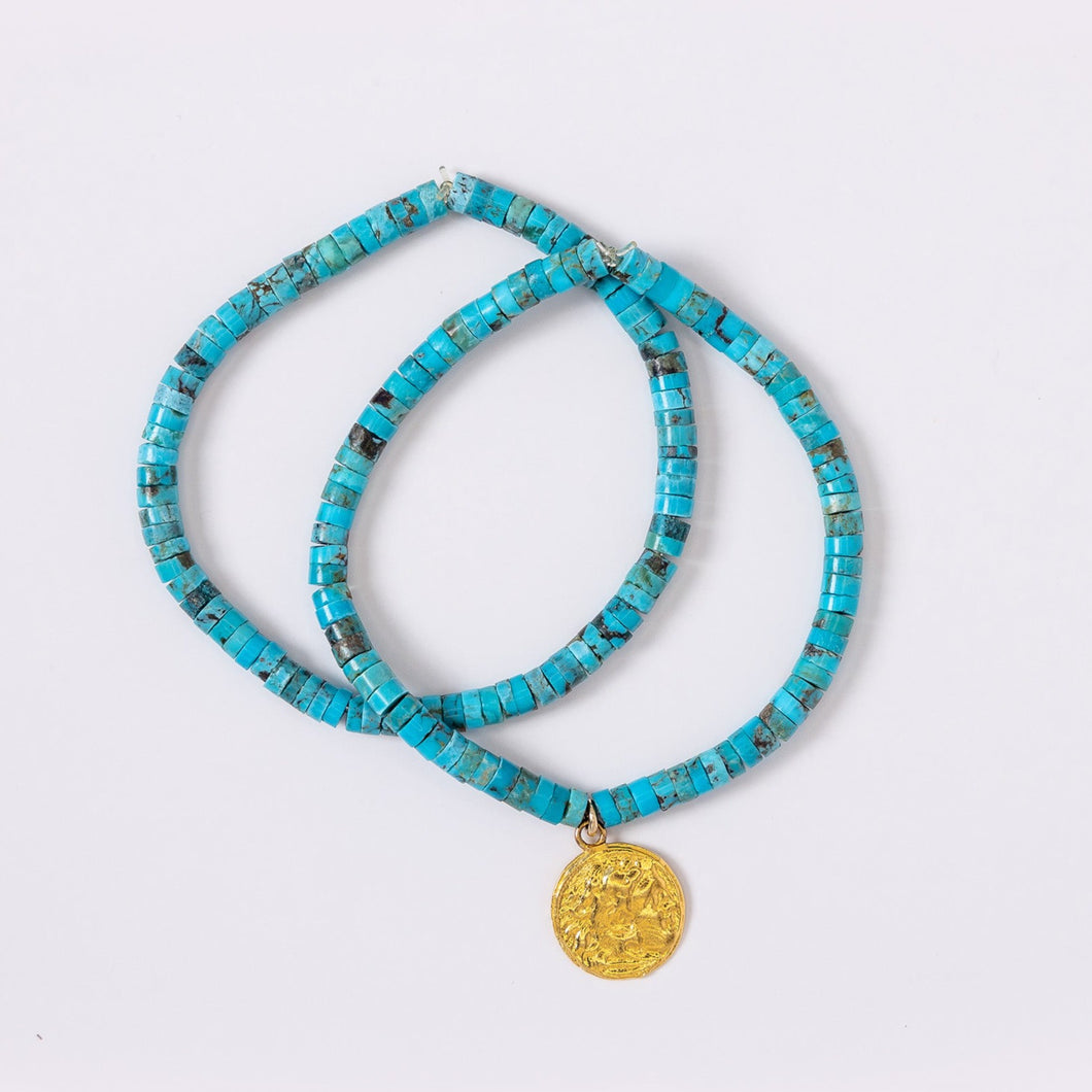 Turquoise Coin Bracelets